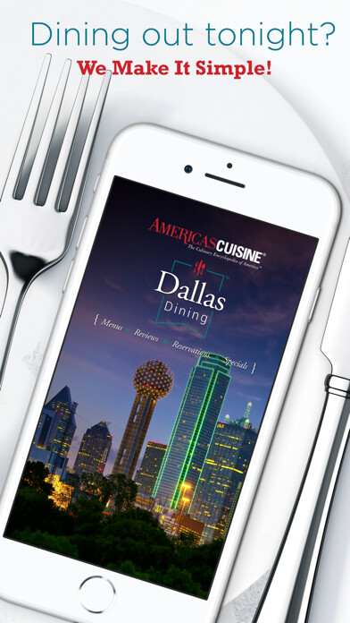 Emulate iPhone app Dallas Dining using MyAndroid