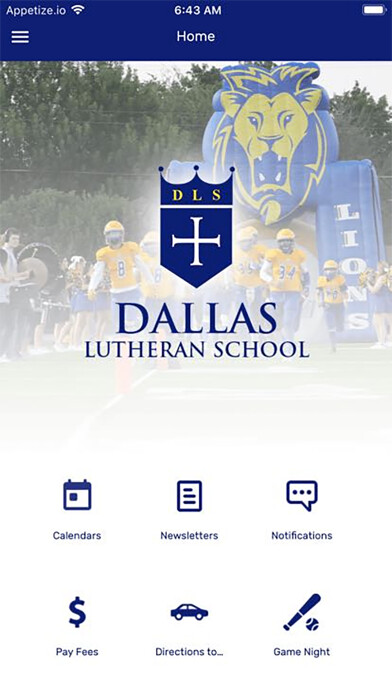 Emulate iPhone app Dallas Lutheran School using MyAndroid Emulate iPhone app Dallas Lutheran School using MyAndroid