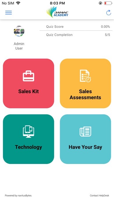 Emulate iPhone app DAMAC Academy using MyAndroid