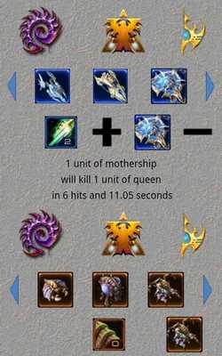 Emulate Android APK Damage Calc for Starcraft 2