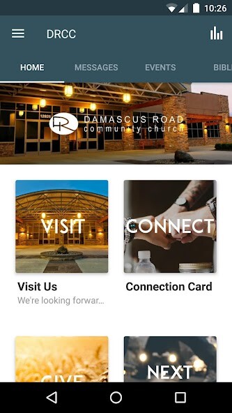 Emulate iPhone app Damascus Road Community Church using MyAndroid Emulate iPhone app Damascus Road Community Church using MyAndroid