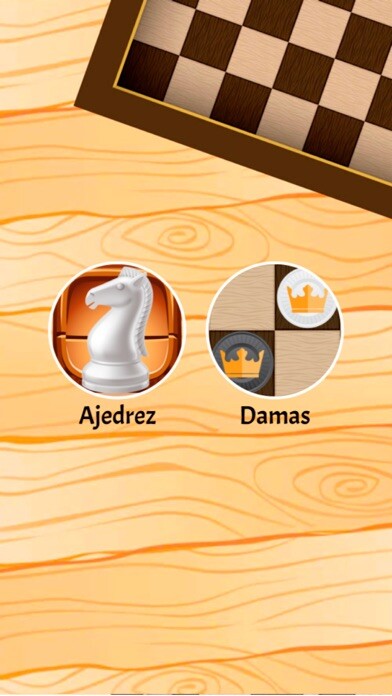 Emulate iPhone app Damas y ajedrez using MyAndroid