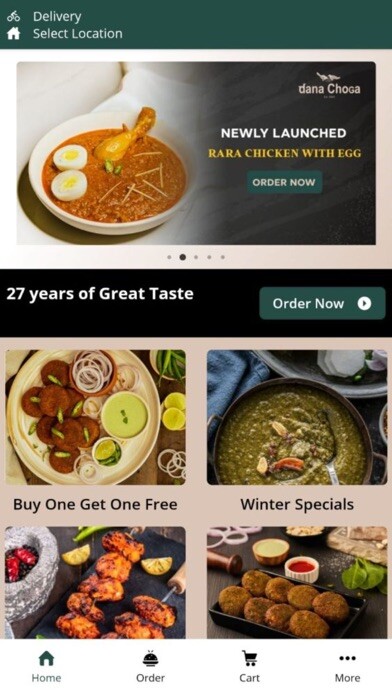 Emulate iPhone app Dana Choga Order Online using MyAndroid Emulate iPhone app Dana Choga Order Online using MyAndroid