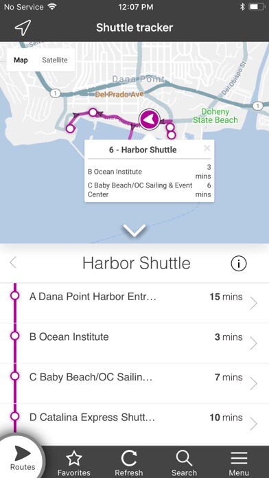 Emulate iPhone app Dana Point Trolley using MyAndroid Emulate iPhone app Dana Point Trolley using MyAndroid