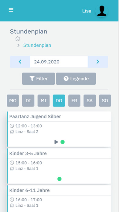 Emulate iPhone app Dance Community using MyAndroid