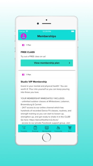 Emulate iPhone app Dance Fit Club using MyAndroid