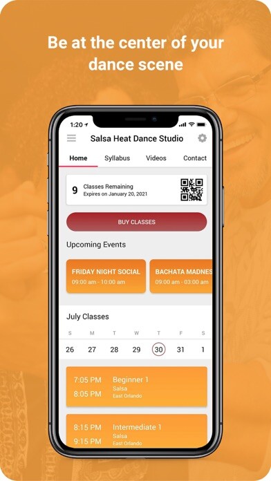 Emulate iPhone app Dance Hubs using MyAndroid