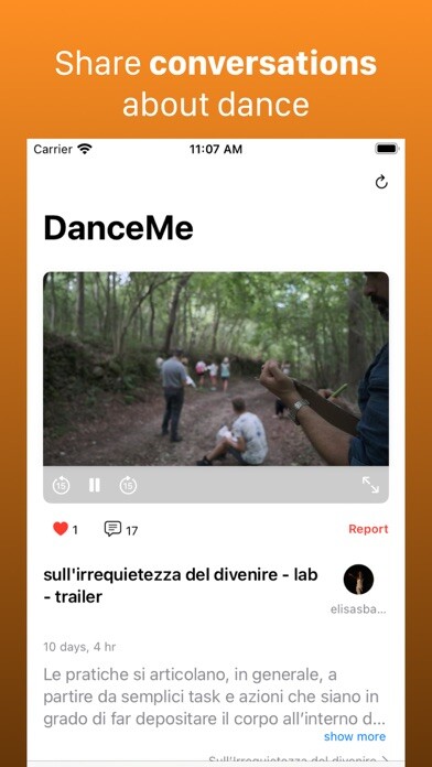Emulate iPhone app DanceMe+ using MyAndroid