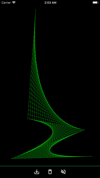 Emulate iPhone app Dance of Lines using MyAndroid