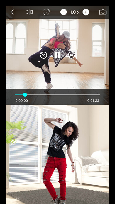 Emulate iPhone app Dancer Cam using MyAndroid Emulate iPhone app Dancer Cam using MyAndroid