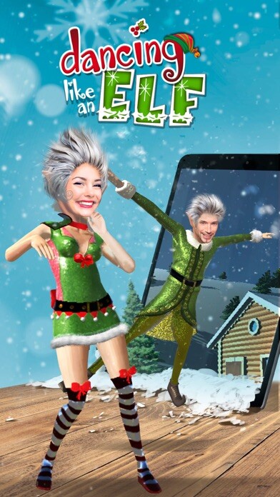 Emulate iPhone app Dancing Elf - Happy Moves 3D using MyAndroid