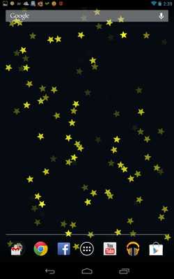 Emulate Android APK Dancing Stars Live Wallpaper