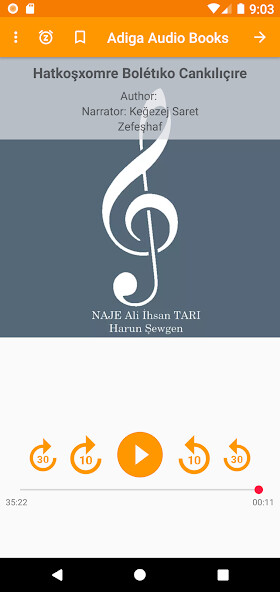Run android online APK Danef ABX Adiga Audio Books from MyAndroid or emulate Danef ABX Adiga Audio Books using MyAndroid
