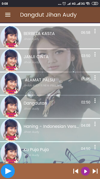Run android online APK Dangdut Jihan Audy Offline from MyAndroid or emulate Dangdut Jihan Audy Offline using MyAndroid