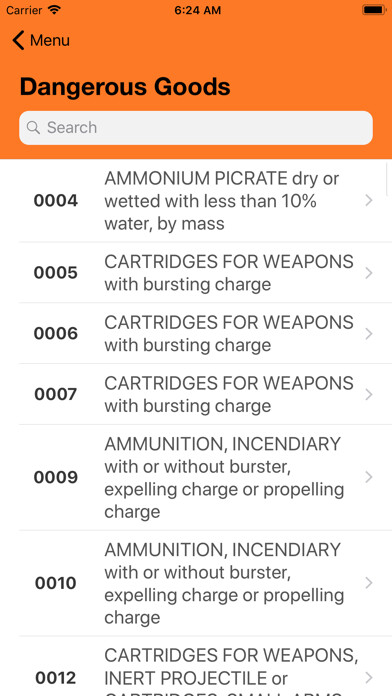 Emulate iPhone app Dangerous Goods using MyAndroid Emulate iPhone app Dangerous Goods using MyAndroid