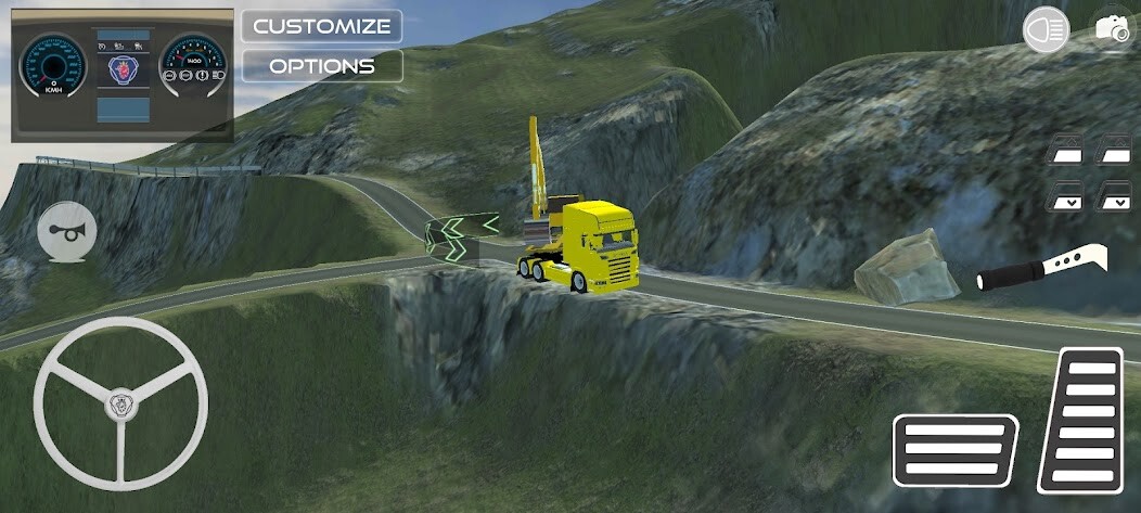 Run android online APK Dangerous Roads Trucker from MyAndroid or emulate Dangerous Roads Trucker using MyAndroid
