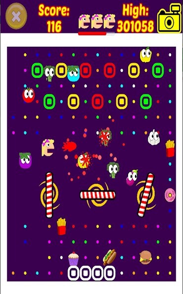 Emulate iPhone app Danger Vegetables using MyAndroid