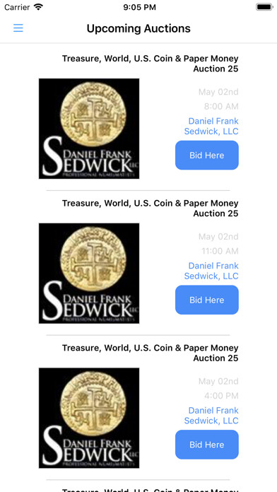 Emulate iPhone app Daniel Frank Sedwick, LLC using MyAndroid