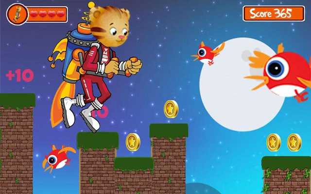 Emulate Android APK Daniel The Tiger Jump: Jetpack Joyryde Game