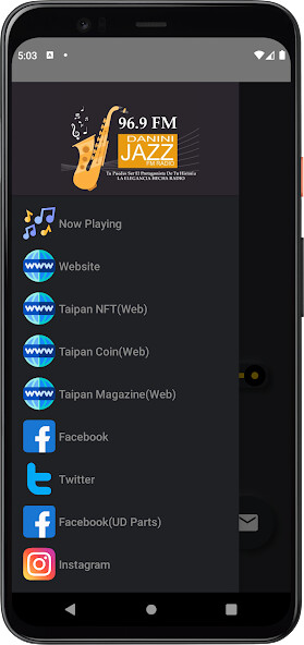 Run android online APK DaniniJazz Fm Radio 96.9 from MyAndroid or emulate DaniniJazz Fm Radio 96.9 using MyAndroid Run android online APK DaniniJazz Fm Radio 96.9 from MyAndroid or emulate DaniniJazz Fm Radio 96.9 using MyAndroid