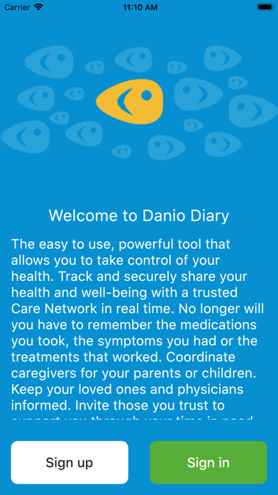 Emulate iPhone app Danio Diary using MyAndroid