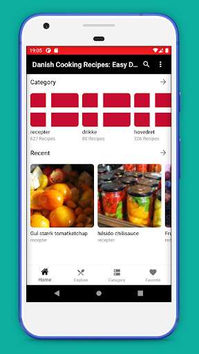 Run android online APK Danish recipes - Easy Food App from MyAndroid or emulate Danish recipes - Easy Food App using MyAndroid