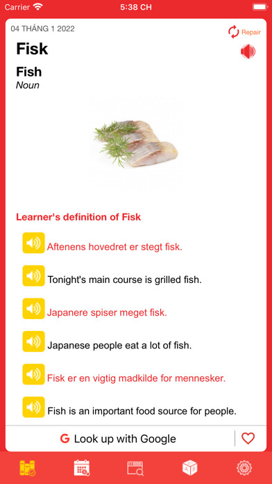 Emulate iPhone app Danish Word of the Day using MyAndroid Emulate iPhone app Danish Word of the Day using MyAndroid