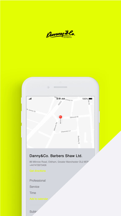 Emulate iPhone app Danny & Co. Barbers using MyAndroid Emulate iPhone app Danny & Co. Barbers using MyAndroid