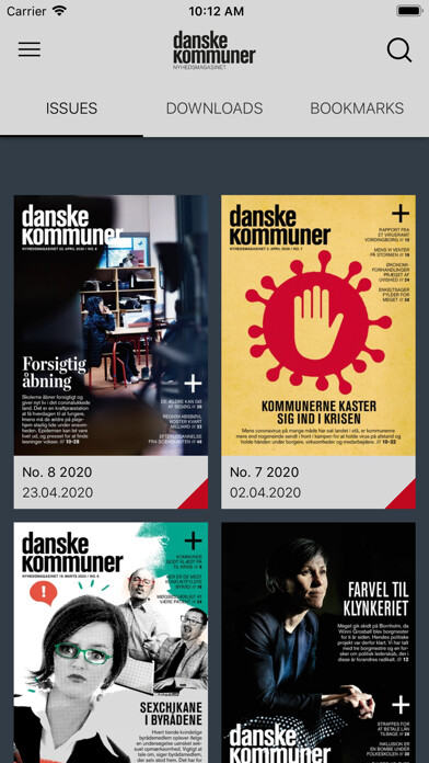 Emulate iPhone app Danske Kommuner using MyAndroid