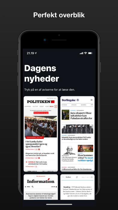 Emulate iPhone app Danske nyheder - aviser using MyAndroid Emulate iPhone app Danske nyheder - aviser using MyAndroid