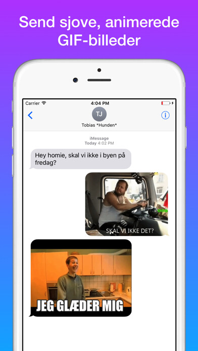 Emulate iPhone app Dansk GIF- og Meme-Tastatur (Sjove Memes og GIFs) using MyAndroid Emulate iPhone app Dansk GIF- og Meme-Tastatur (Sjove Memes og GIFs) using MyAndroid