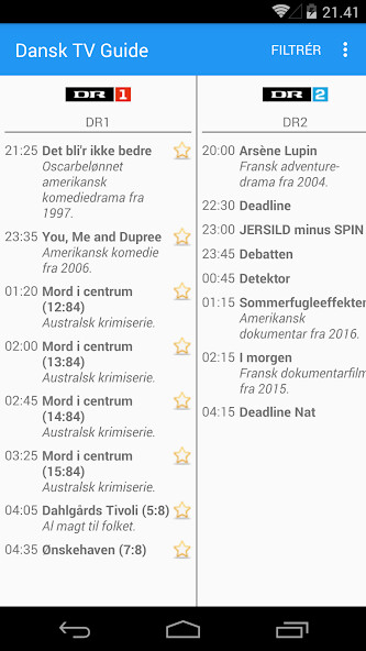 Emulate Android APK Dansk TV Guide Emulate Android APK Dansk TV Guide