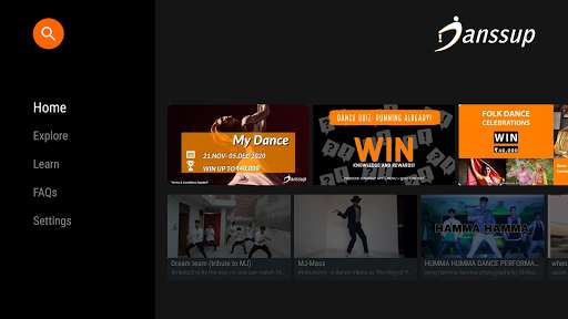 Run android online APK Danssup - For Android Smart TV from MyAndroid or emulate Danssup - For Android Smart TV using MyAndroid