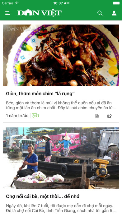 Emulate iPhone app danviet.vn using MyAndroid