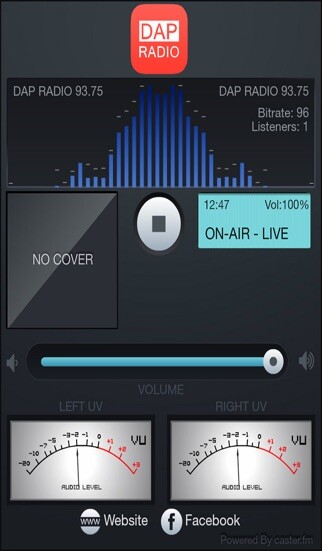 Emulate iPhone app DAP RADIO 93.75 using MyAndroid Emulate iPhone app DAP RADIO 93.75 using MyAndroid