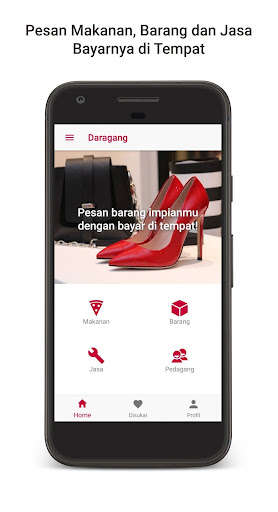 Run android online APK Daragang - Pesan Antar Apapun Bayarnya di Tempat from MyAndroid or emulate Daragang - Pesan Antar Apapun Bayarnya di Tempat using MyAndroid
