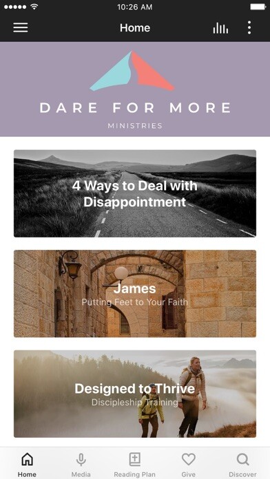 Emulate iPhone app Dare for More using MyAndroid