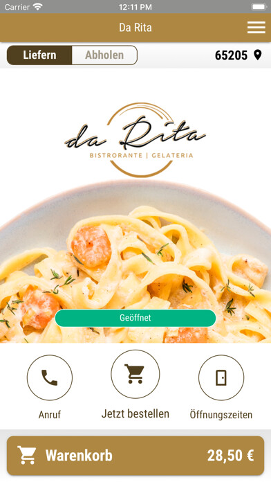 Emulate iPhone app Da Rita using MyAndroid