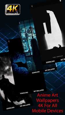 Emulate Android APK Dark Bat Wallpapers 4K HD