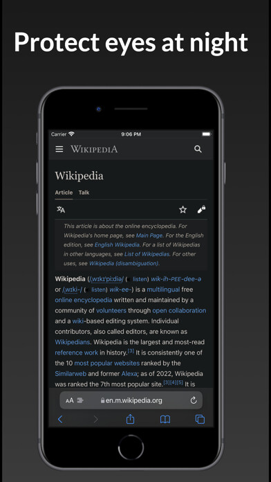 Emulate iPhone app Darker - Dark Mode for Safari using MyAndroid Emulate iPhone app Darker - Dark Mode for Safari using MyAndroid