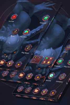 Emulate Android APK Dark Fantasy Launcher Theme Emulate Android APK Dark Fantasy Launcher Theme