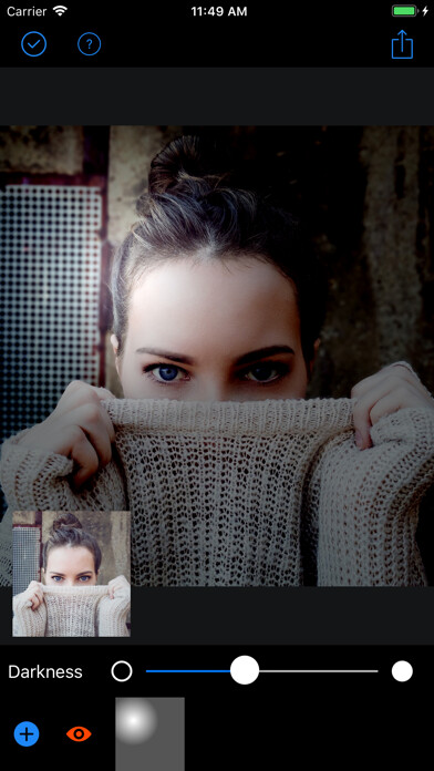 Emulate iPhone app Dark Light Fx using MyAndroid