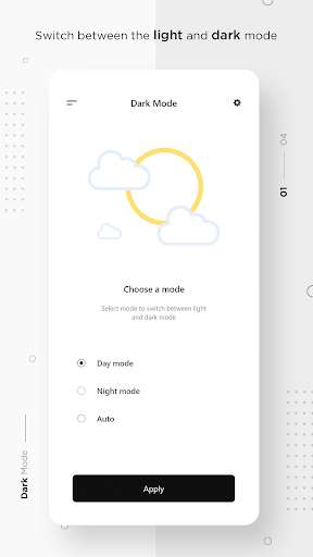 Run android online APK Dark Mode, Day Night mode from MyAndroid or emulate Dark Mode, Day Night mode using MyAndroid