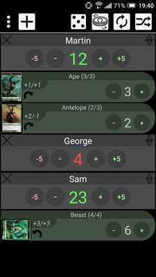 Emulate Android APK Dark MTG Magic Life Counter