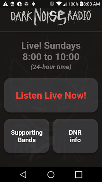 Run android online APK Dark Noise Radio from MyAndroid or emulate Dark Noise Radio using MyAndroid Run android online APK Dark Noise Radio from MyAndroid or emulate Dark Noise Radio using MyAndroid