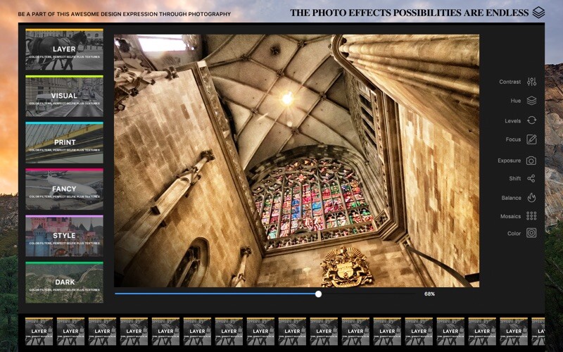 Emulate iPhone app Darkroom Photographic Studio using MyAndroid