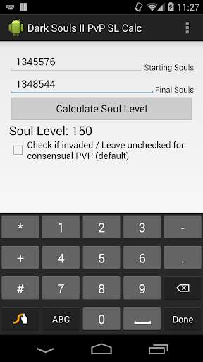 Emulate Android APK Dark Souls II PvP Level Calc Emulate Android APK Dark Souls II PvP Level Calc