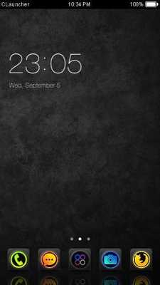Emulate Android APK Dark Texture Theme