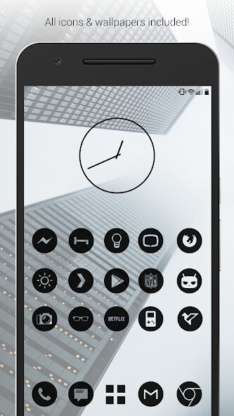 Run android online APK Dark Void - Black Circle Icons from MyAndroid or emulate Dark Void - Black Circle Icons using MyAndroid