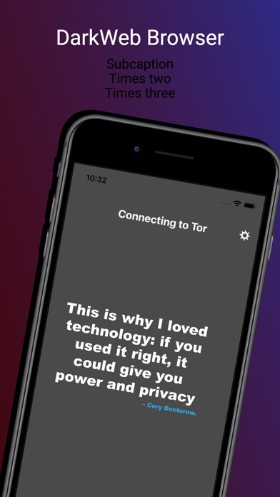Emulate iPhone app Dark Web Browser using MyAndroid Emulate iPhone app Dark Web Browser using MyAndroid